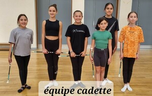 Entraînement Cadettes Juniors Seniors 